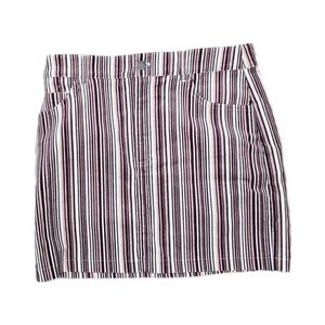 Forever 21 Striped Corduroy Mini Skirt Size M